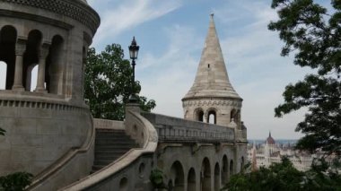 Budapeşte Macaristan 'daki balıkçı kalesi