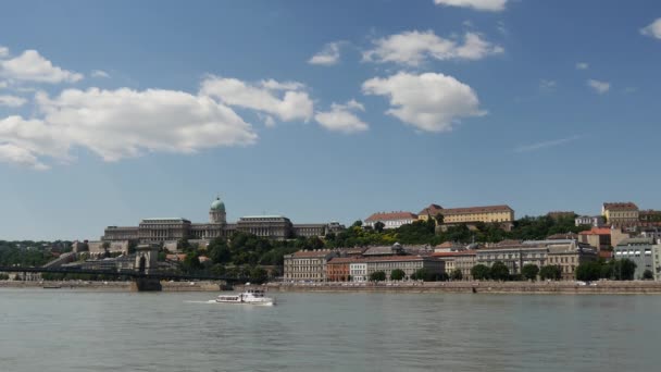 Danubio Budapest Ungheria — Video Stock
