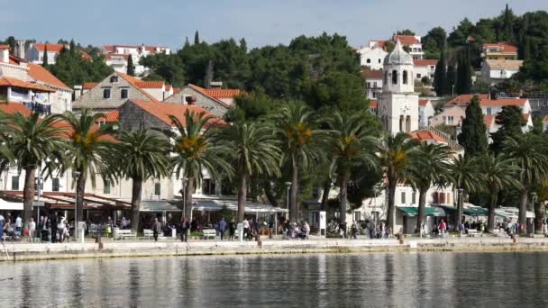 Casco Antiguo Cavtat Croacia — Vídeo de stock