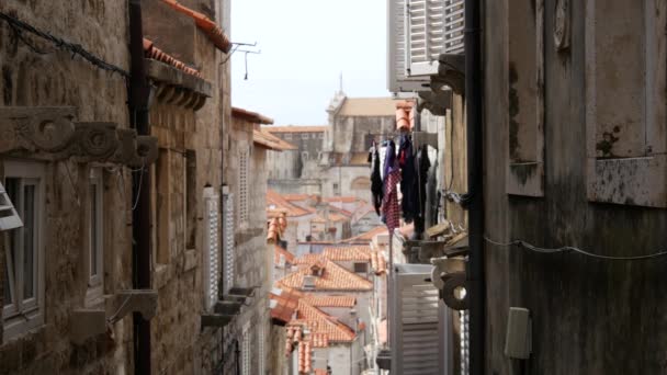 Wasserij Oude Stad Van Dubrovnik Kroatië — Stockvideo