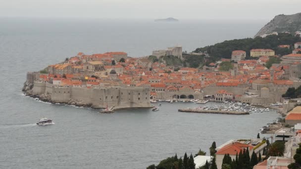 Casco Antiguo Dubrovnik Croacia — Vídeo de stock