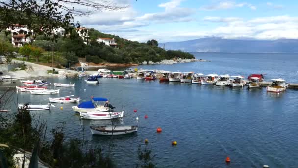 Hamnen Amaliapoli Grekland — Stockvideo