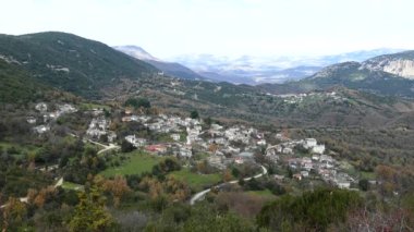 Yunanistan 'ın Monodendri Köyü