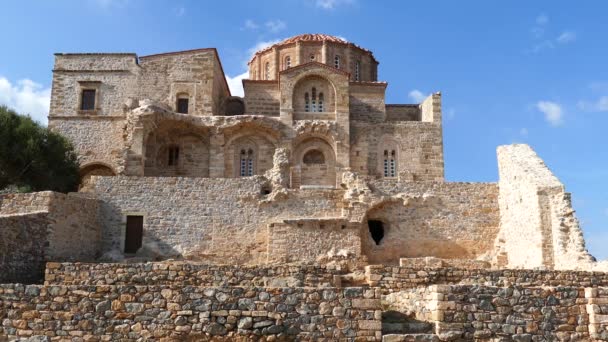 Hagia Sophia Templom Monemvasia Görögország — Stock videók