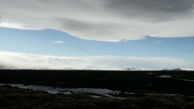 İzlanda 'nın güney kıyısı manzarası