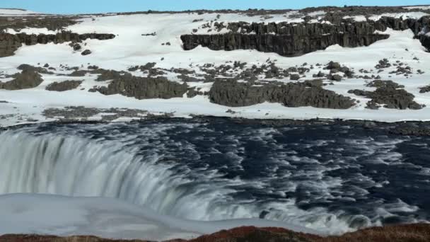 Temps Écoulé Depuis Chute Eau Selfoss Islande — Video