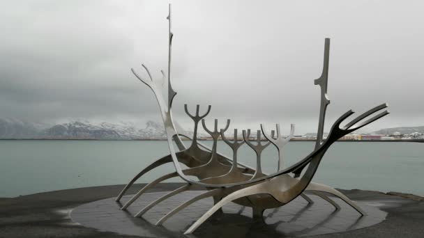 Sun Voyager Time Lapse Cloudy Sky — Stock video