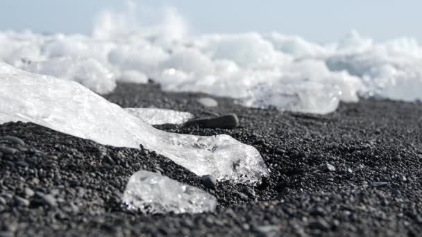 Szivárvány Közeli Dettifoss Vízesés Vatnakull Nemzeti Park Északkelet Izlandi — Stock videók