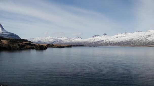 Pan Fjords East Iceland — Stock Video