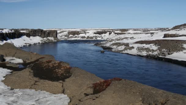 Vue de Selfoss Hafragilsfoss en Islande