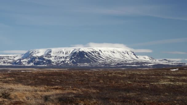 Плямка Від Снігових Вулканів Ісландії — стокове відео