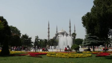 İstanbul 'daki Sultan Ahmed Camii' nin (Mavi Cami) zaman aşımı