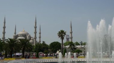 İstanbul 'daki Sultan Ahmed Camii (Mavi Cami)