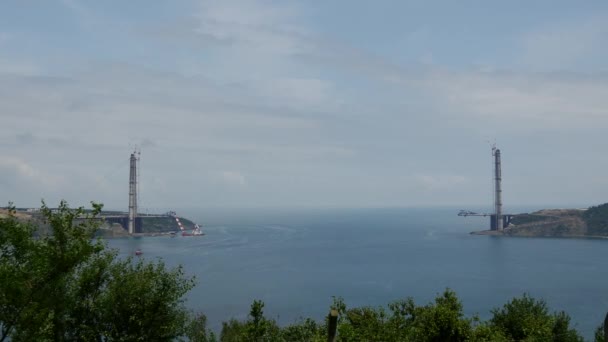 Nouveau Pont Bosphore Istanbul Turquie — Video