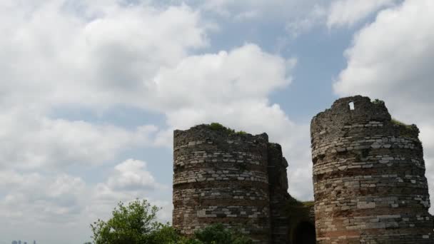 Time Lapse Yoros Castle Joshua Hill Istanbul Turkey — Stock Video