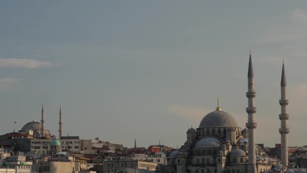イスタンブールの新モスクトルコ — ストック動画