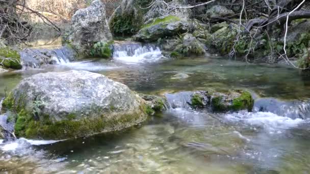 Потоки Riserva Naturale Orientata Cavagrande Del Cassibile Італії — стокове відео