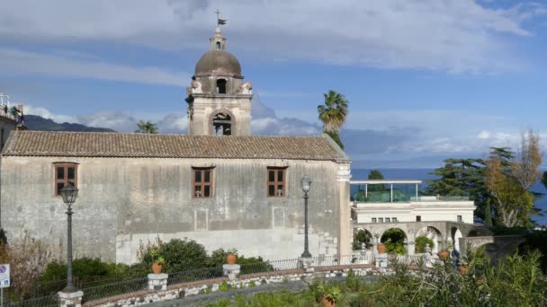 Vieille Église Taormina Italie — Video