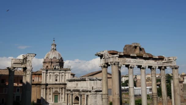 Tempo Decorrido Fórum Romano Itália — Vídeo de Stock