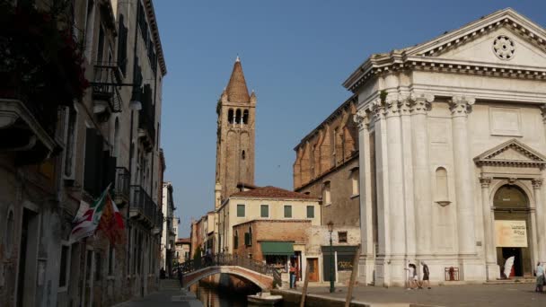 Igreja San Barnaba Veneza Itália — Vídeo de Stock