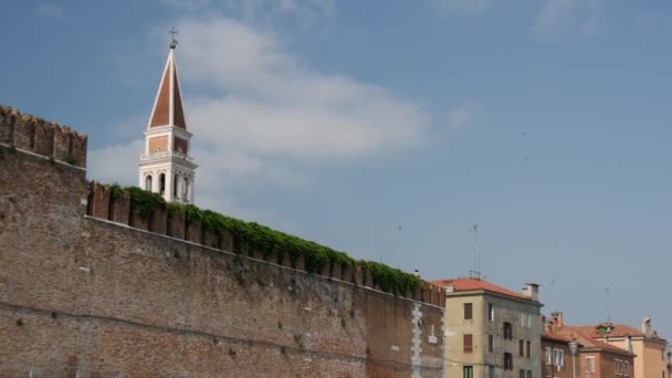 Vista Venecia Italia Desde Ferry — Vídeos de Stock