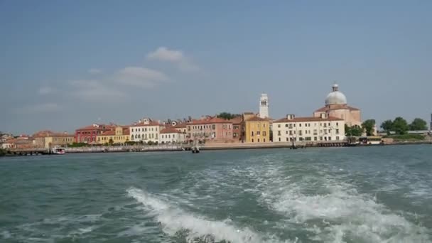 从渡口俯瞰威尼斯意大利 — 图库视频影像
