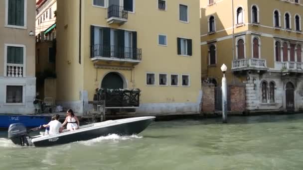 Vista Venecia Italia Desde Ferry — Vídeo de stock