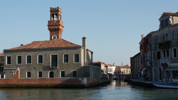 Murano Venedig Italien Europa — Stockvideo