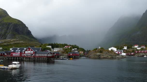 Χωριό Στη Νορβηγία — Αρχείο Βίντεο