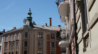Oslo Norveç 'teki tarihi binalar