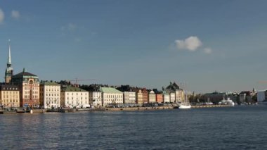 Gamla stan eski kasaba Stockholm İsveç