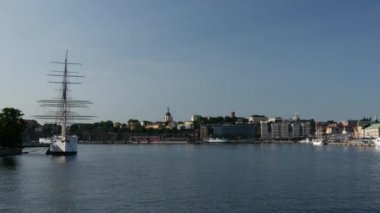 Stockholm, İsveç 'in merkezindeki Skeppsholmen adasının batı kıyısındaki af Chapman.