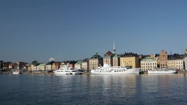 Gamla Stan Cidade Velha Estocolmo Suécia — Vídeo de Stock