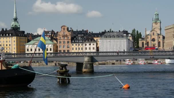 Old Fishing Trawler Part Stockholm Ship Association — Stock Video