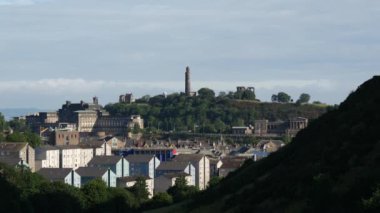 Edinburgh İskoçya 'daki Holyrood Park' ından görüntüler