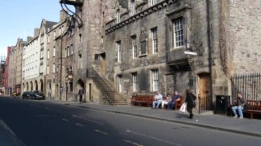 Edinburgh İskoçya 'daki Holyrood Park' ından görüntüler