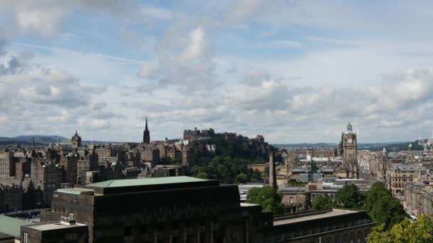 Widok Calton Hill Nad Szkocją — Wideo stockowe