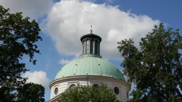 Iglesia Santísima Trinidad Varsovia Polonia — Vídeos de Stock