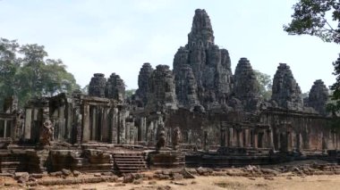 Angkor Wat Kamboçya 'daki Bayon Khmer Tapınağı