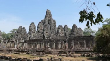 Angkor Wat Kamboçya 'daki Bayon Khmer Tapınağı
