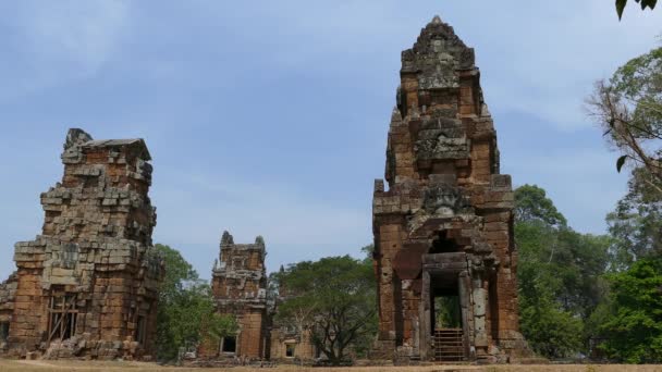 Templos Históricos Angkor Wat Camboja — Vídeo de Stock