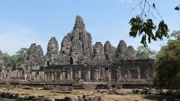 Temple Bayon Khmer Angkor Wat Cambodge — Video