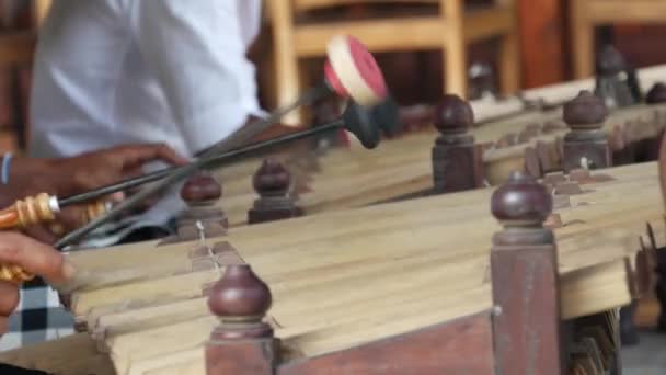 Música Balinesa Tradicional Bali Indonésia — Vídeo de Stock