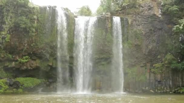 Tijdsverloop Van Whangarei Falls Nieuw Zeeland — Stockvideo