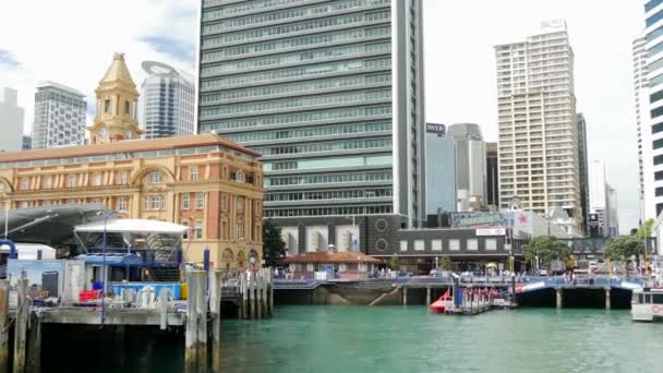 Départ Port Auckland Nouvelle Zélande — Video