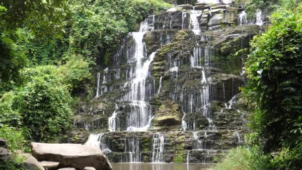 Piccola Cascata Intorno Alle Cascate Kalandula Angola — Video Stock