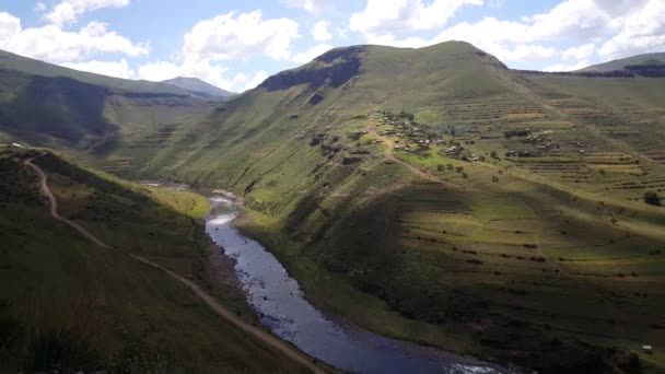 Pán Lesotho Rakotoane Környékéről — Stock videók