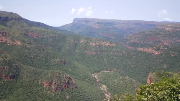 Paisaje Reserva Natural Del Cañón Del Río Blyde Sudáfrica — Vídeos de Stock