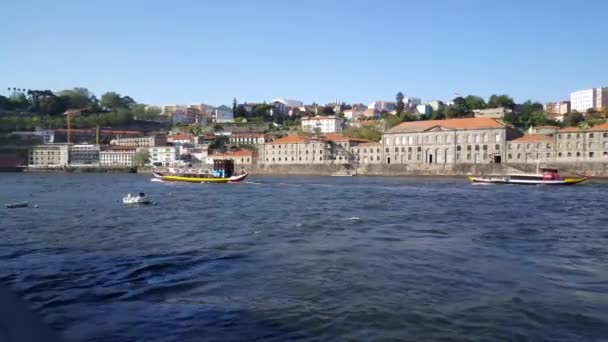 Fiume Douro Porto Portogallo — Video Stock