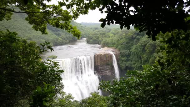 Kambadaga Wasserfälle Guinea Afrika — Stockvideo